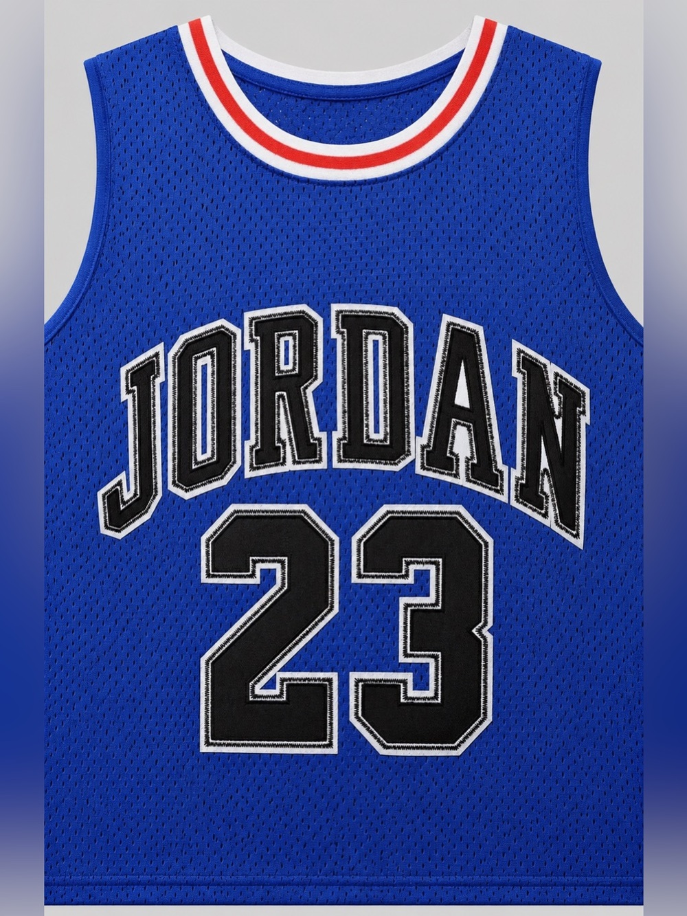 Jordan 23 Blue Mesh Jersey Size L NWT